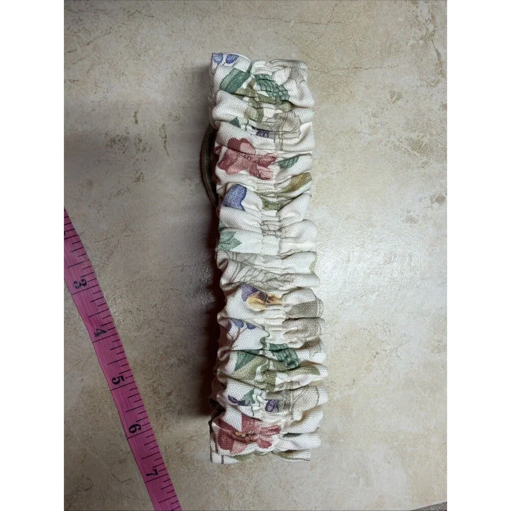 Longaberger Botanical Stone Leaf Fabric Bow Medium Garter